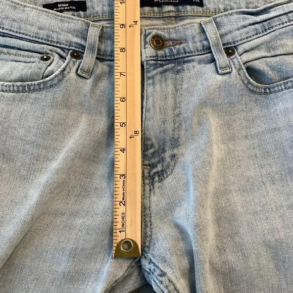 Hollister Jeans Mens 30x32 Light Wash Skinny Epic Flex Stretch Denim Blue - Picture 6 of 11